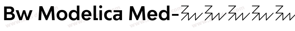 Bw Modelica Med字体转换